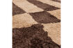 Miniatura Alfombra 200x300 cm Poliéster Natural/Marrón Fafa 5