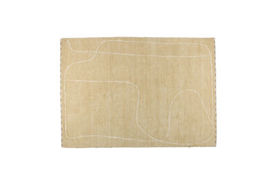 Alfombra 200x300 de poliéster beige Doodle