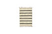 Miniatura Alfombra 90 x 60 cm Yute Negro y Natural HDSima 1