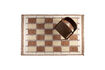 Miniatura Alfombra de algodón beige 160x230 cm Gambit 9