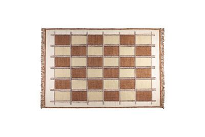 Alfombra de algodón beige 200x300 cm Gambit