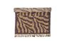 Miniatura Alfombra de algodón morada Izza Clipped
