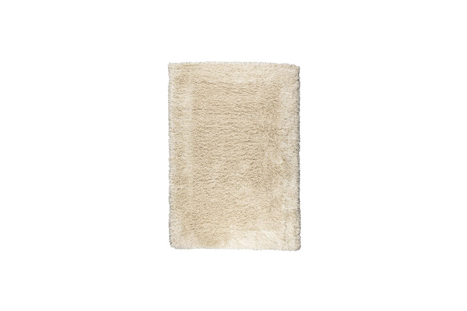 Alfombra de lana beige 200x290 cm Curly Zuiver