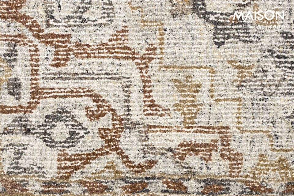 Aporte elegancia y confort a su hogar con nuestra alfombra de lana gris.