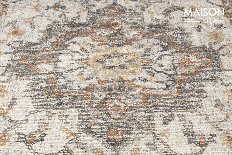 Descubra el encanto atemporal y la robustez de la alfombra de lana gris Amori