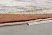 Miniatura Alfombra ovalada 200 x 220 cm de poliéster naranja Noon 5