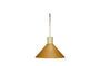 Miniature Amber metal pendant Crayon Clipped