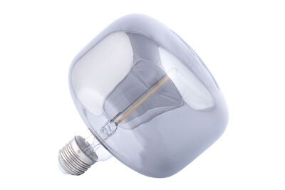 Ampoule large LED E27 en verre foncé Hazy