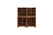 Miniature Anatole dark wood bookcase 9