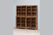 Miniature Anatole dark wood bookcase 5