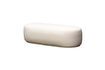 Miniature Annapurna white bouclette bench seat 3