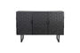 Miniatura Aparador alto de madera negra Linc Clipped