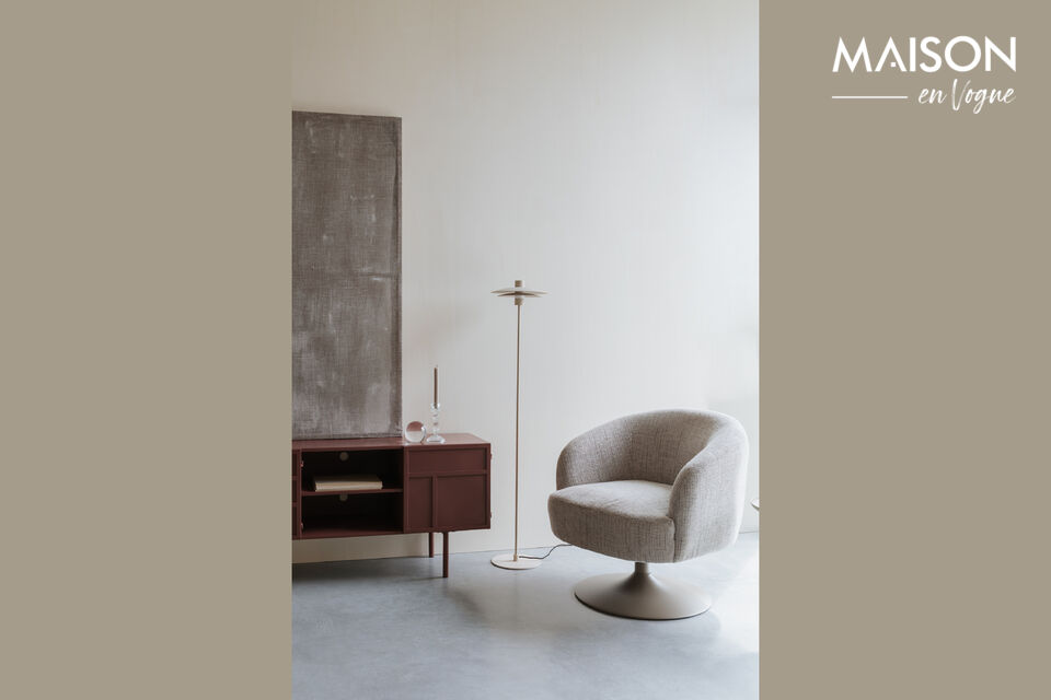 Estos muebles están fabricados en metal y presentan un acabado en pintura en polvo mate en un
