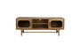 Miniatura Aparador de madera de bambú beige Caroun Clipped
