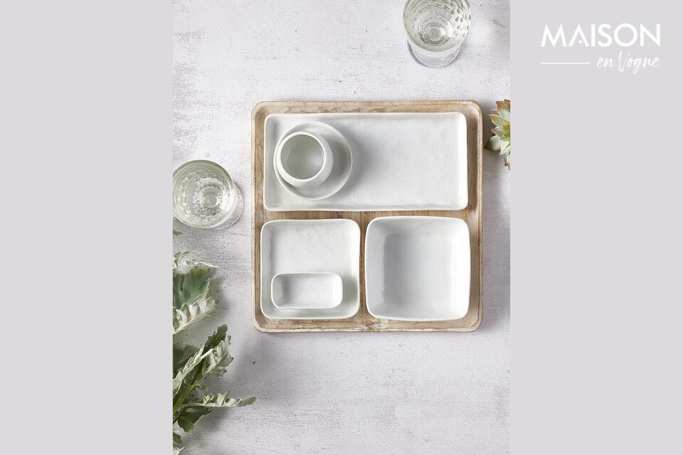 Net als het klassieke model Porcelino White