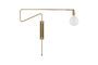 Miniatura Aplique Swing de metal dorado Clipped