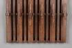 Miniatura Appendiabiti con ripiano in legno marrone Jakub 4