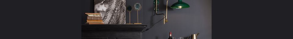 Mise en avant matière Applique Devi verte