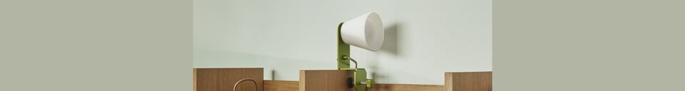 Mise en avant matière Applique en fer vert Lure
