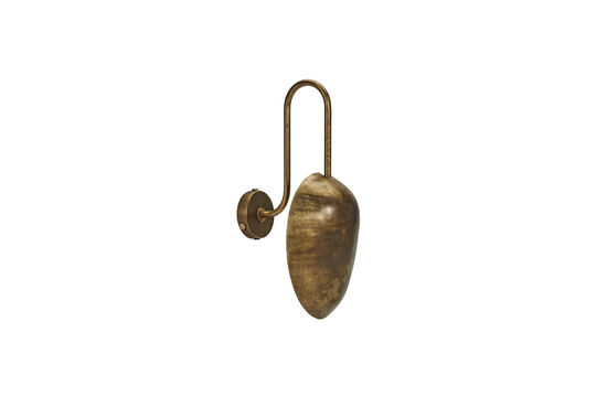 Applique in ferro ottone antico Swan