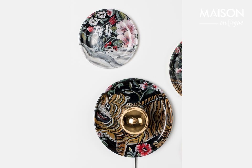 Force et couleur dans un design tigre audacieux