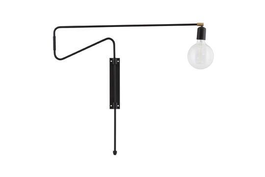 Applique murale en laiton noir Swing