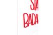 Miniature Applique murale en pvc rouge Badass 7