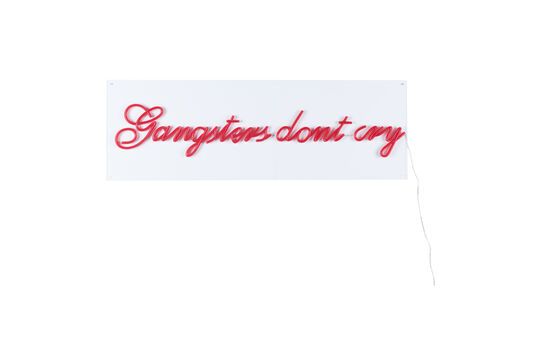 Applique murale en pvc rouge Gangsters