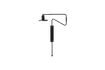 Miniature Applique murale H63 cm fer noir HDSwing 1