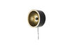 Miniature Applique ronde L en fer noir Sunny 4