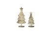 Miniatura Árbol decorativo set de 2 de hierro dorado Radha 1