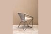Miniature Arceau grey cowhide armchair 4