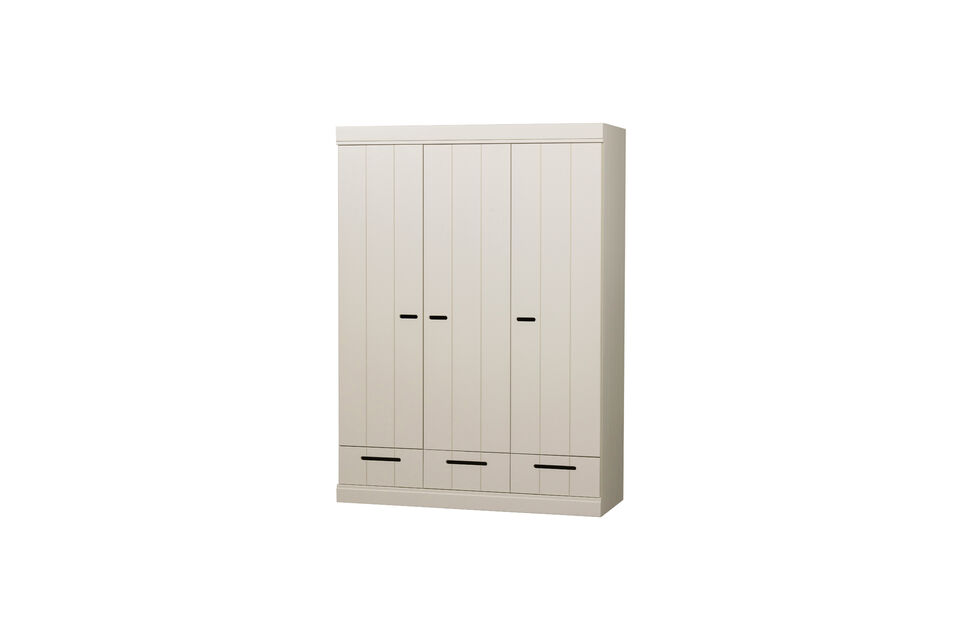 Armadio 3 ante e cassetti pino Dust CONNECT Woood