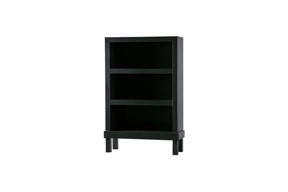 Armadio a giorno 160x107 cm Pino Nero Opaco BONK Woood