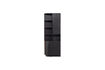 Miniatura Armadio contenitore Rotondo Sinistra 78 cm Pino Nero Profondo FINCA 1