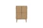 Miniatura Armario de madera beige Candour Clipped