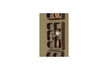 Miniatura Armario de pared 70x45 cm papel maché gris Clay 3