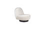 Miniature Armchair in beige fabric Eden Clipped