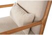 Miniature Armchair in woven fabric sand Mark 7
