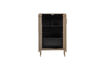 Miniature Armoire 2 portes en pin coloris Boue GUNNAR 4
