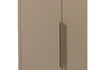 Miniature Armoire 2 portes en pin coloris Boue GUNNAR 6