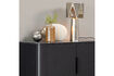 Miniature Armoire 2 portes pin noir mat Gunnar 2