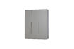 Miniature Armoire 3 portes décor noyer et gris galet RENS 1