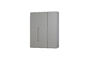 Miniature Armoire 3 portes décor noyer et gris galet RENS Détouré