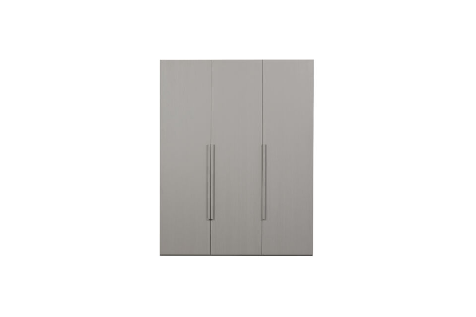 L\'armoire Rens comporte trois portes minces qui couvrent toute la hauteur