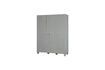 Miniature Armoire 3 portes en bois gris Dennis 7