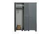 Miniature Armoire 3 portes en bois gris foncé Dennis 2