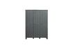 Miniature Armoire 3 portes en bois gris foncé Dennis 1