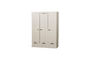 Miniature Armoire 3 portes et tiroirs pin Dust CONNECT Détouré