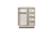 Miniature Armoire 3 portes et tiroirs pin Dust CONNECT 5
